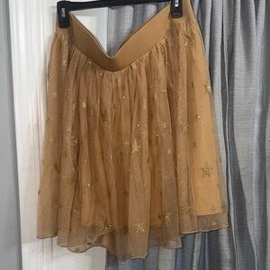 torrid Gold Star Tulle Skirt